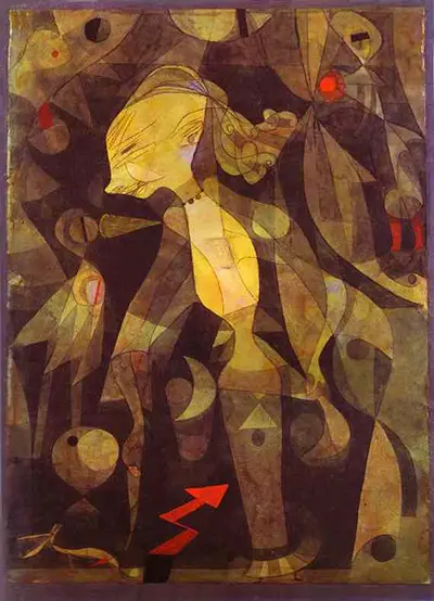 Junge Dame Abenteuer Paul Klee
